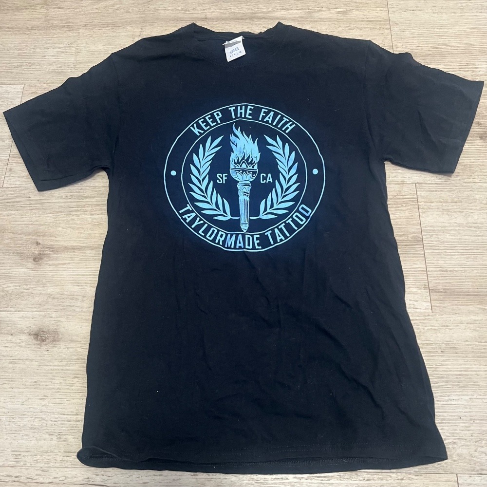 TaylorMade Tattoo Shop San Francisco Shirt Sz S Mens Punk Oi! Hardcore Rancid‎
